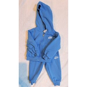Nike Kids Light Blue Hoodie and Joggers Set